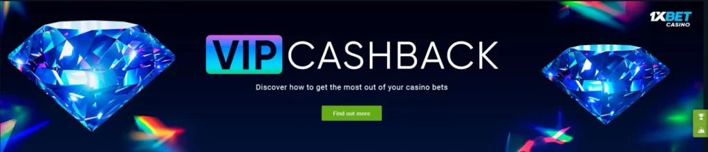1xBet Cashback for India