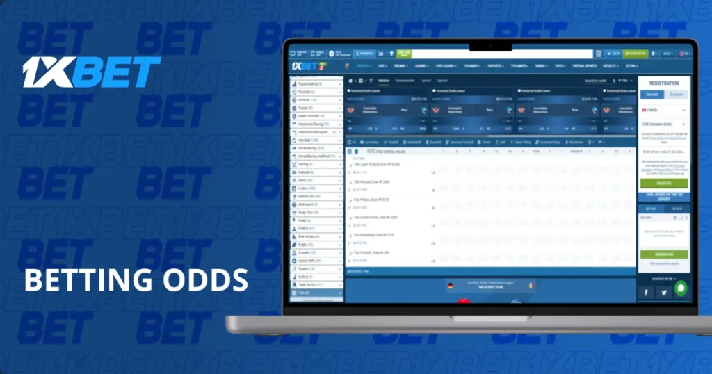 1xBet Live Betting