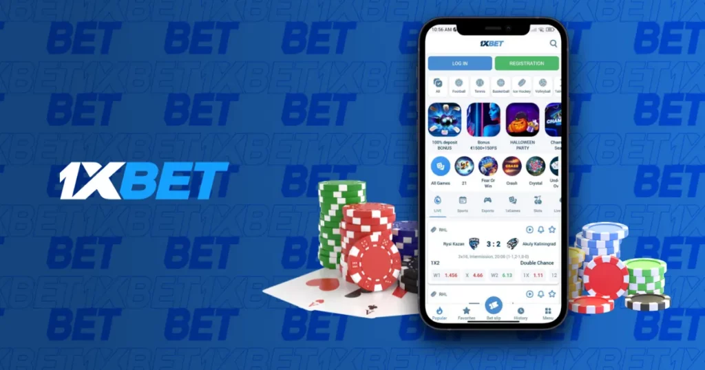 1xBet इंडिया ऑनलाइन कैसीनो मोबाइल एप्लिकेशन में